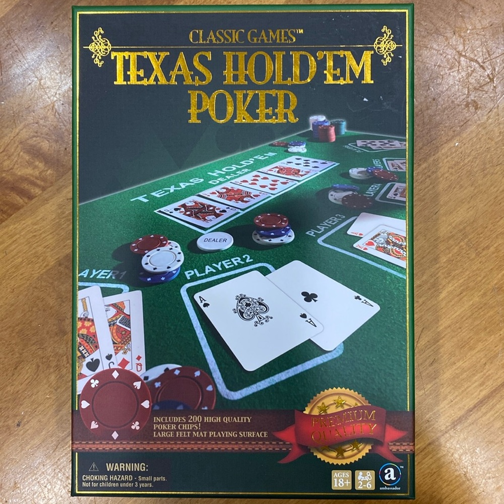 COPY - NWOT.  Texas Hold’Em Poker set.